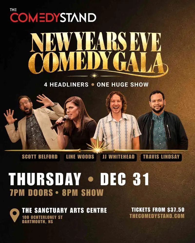 New Year's Eve Comedy Gala en The Sanctuary Arts Center
