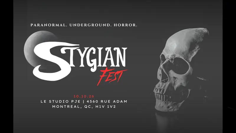 Stygian Fest Horror Market en Studio PJE / Productions Jeun'Est / Prodigium