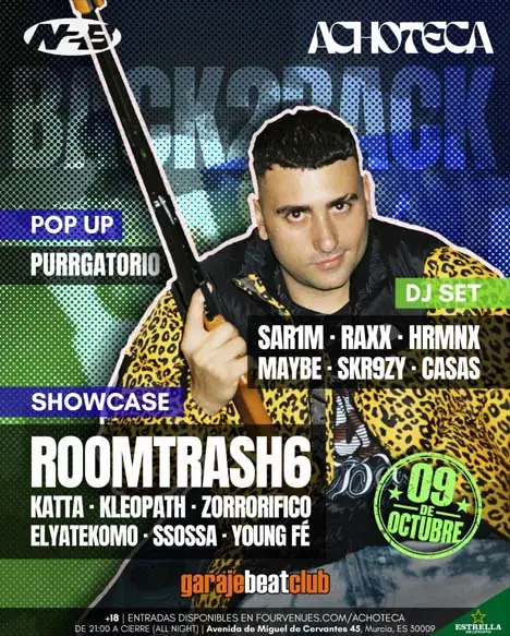 N2B & ACHOTECA BACK2BACK à Garaje Beat Club
