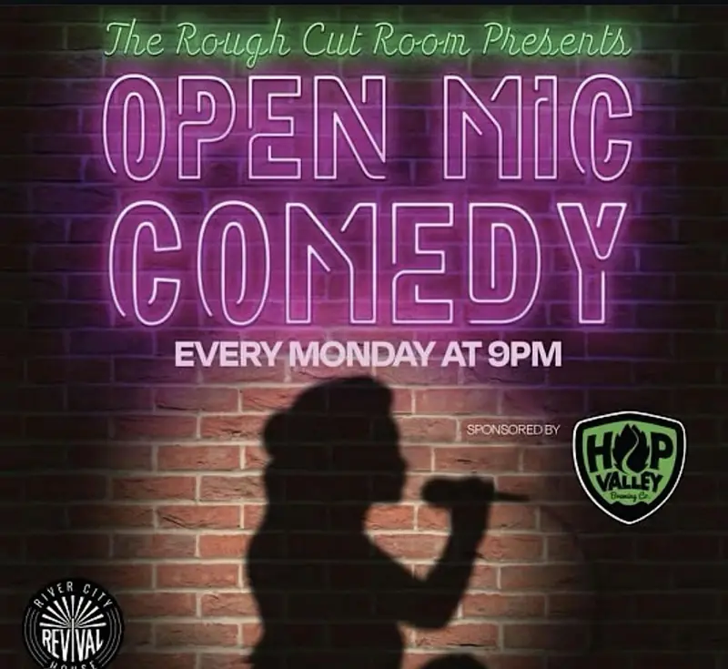 Rough Cut Comedy Night en River city revival house