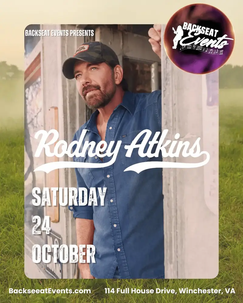 Take a Back Road to Backseat: Rodney Atkins LIVE! en Backseat Events