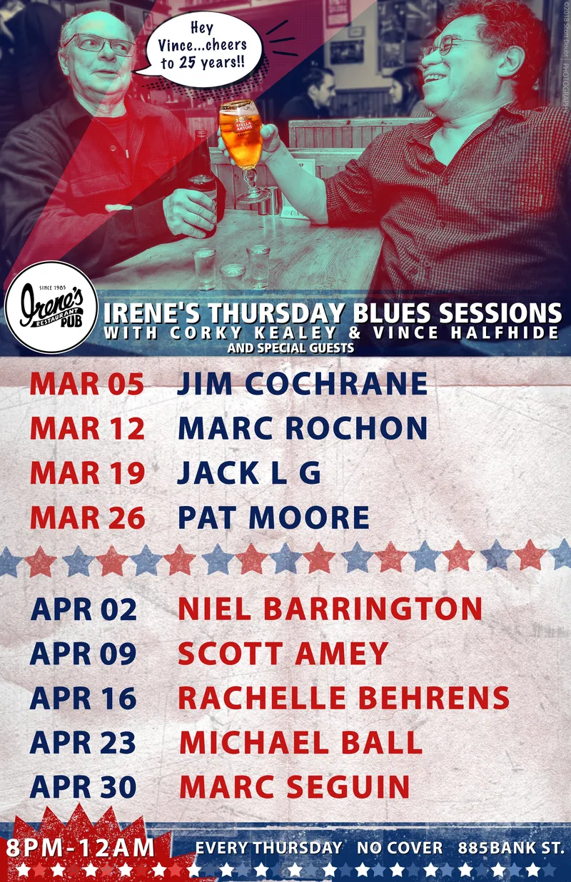 Irene's Thursday Blues Sessions à Irene's Pub