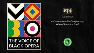 The Voice of Black Opera Grand Gala Finals at Fairfield Halls