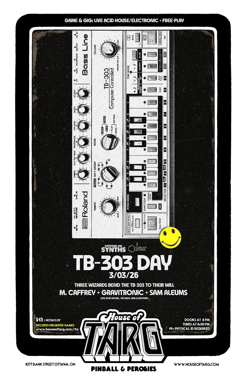 TB-303 Day Celebration: M. Caffrey at House of TARG