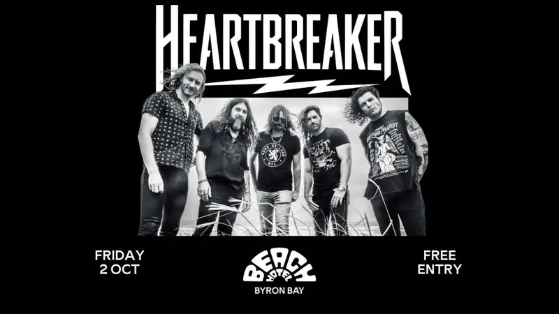 Heartbreaker en Beach Hotel, Byron Bay