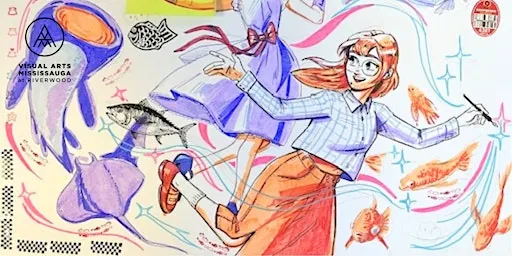 World Art Day - Art Matters! Sketchbook Illustration at Visual Arts Mississauga at Riverwood
