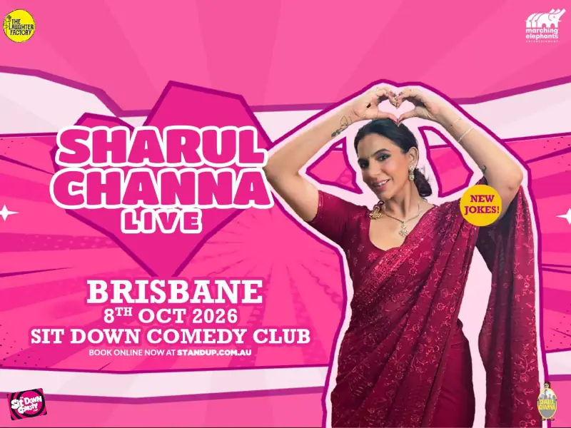 Sharul Channa: Sareeously Not Sorry at Sit Down Comedy Club