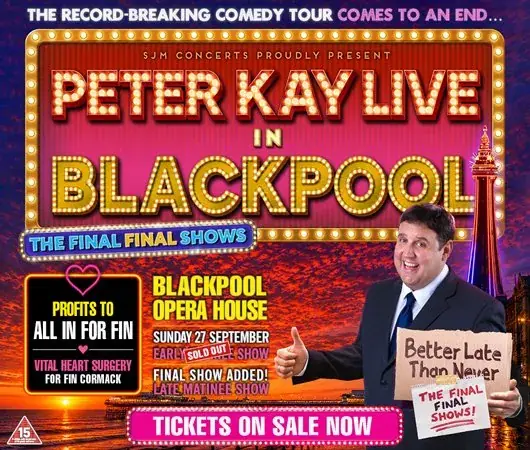 Peter Kay Live à Blackpool Opera House