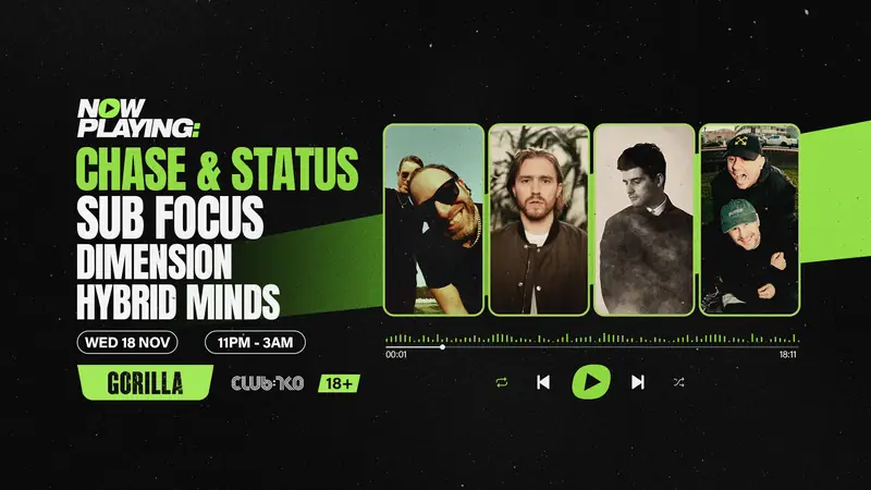 NOW PLAYING: Chase & Status, Sub Focus, Dimension & Hybrid Minds