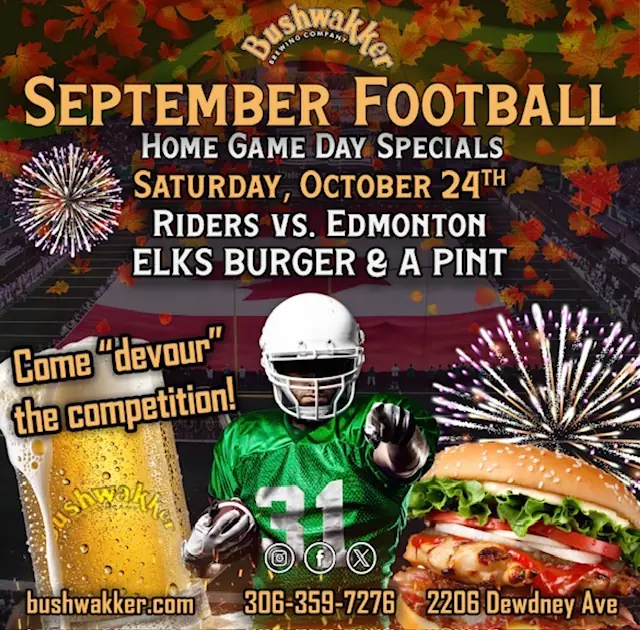 RIDERS HOST THE EDMONTON ELKS. en Bushwakker Brewpub