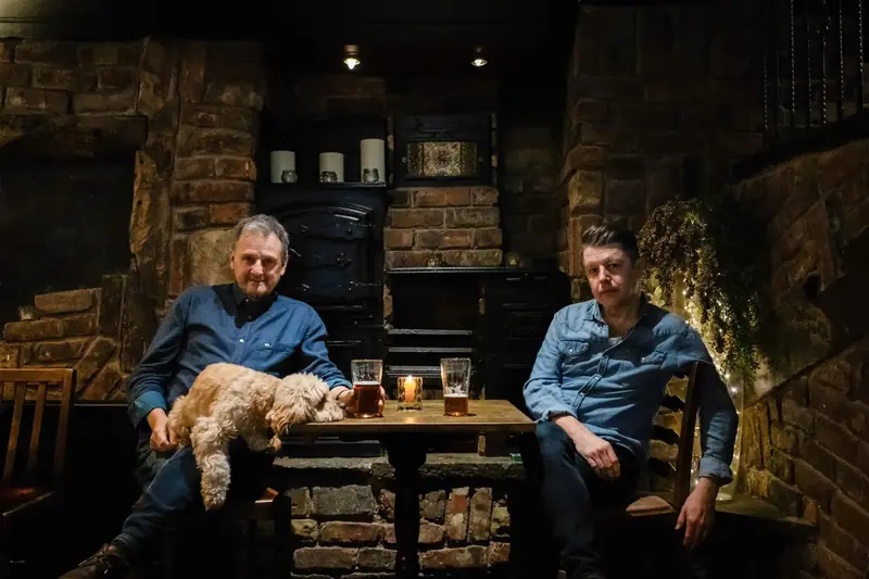 Mark Radcliffe and David Boardman à Beacon Arts Centre
