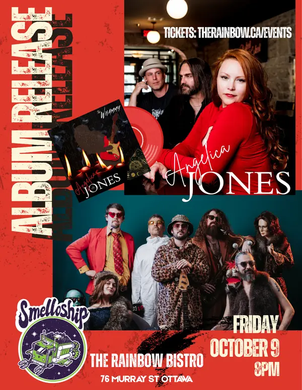 Album Release: Angelica Jones wsg Smelloship à Rainbow Bistro