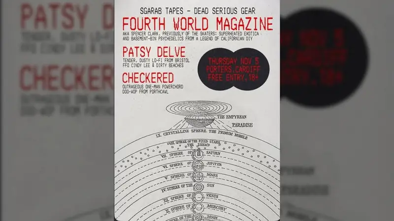 Fourth World Magazine, Patsy Delve and Checkered en Porter's Cardiff