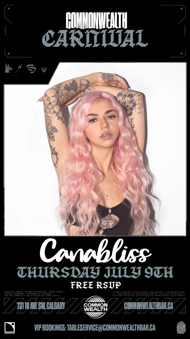 Canabliss (Pres. by Commonwealth Carnival) at Commonwealth Bar & Stage