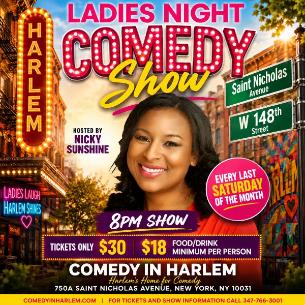 Ladies Night Comedy Show hosted by Nicky Sunshine
