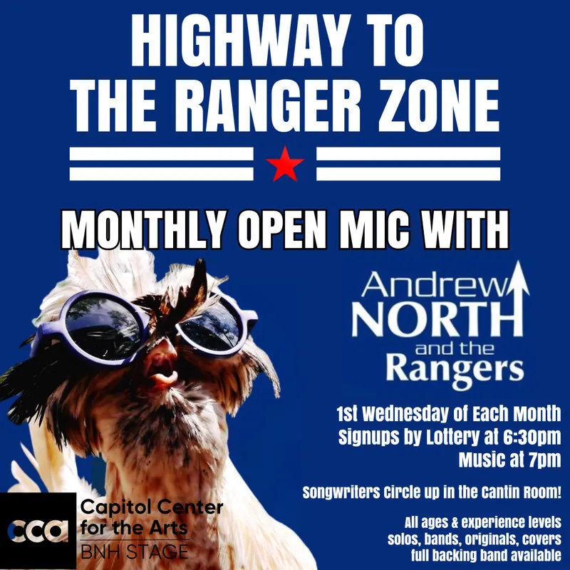 Highway to the Rangerzone Open Mic 8.5.26 à Bank of NH Stage