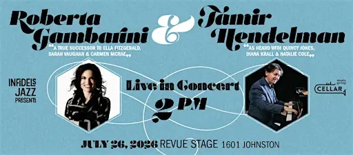 Infidels Jazz Presents: Roberta Gambarini & Tamir Hendelman at Revue Stage