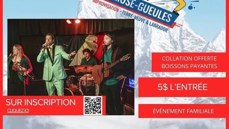 Festival d’Hiver 2026 – Spectacle d’impro & concert at The Battery Cafe