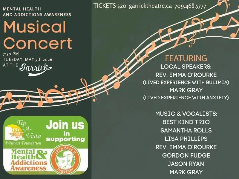 Mental Health & Addictions Musical Concert à Garrick Theatre