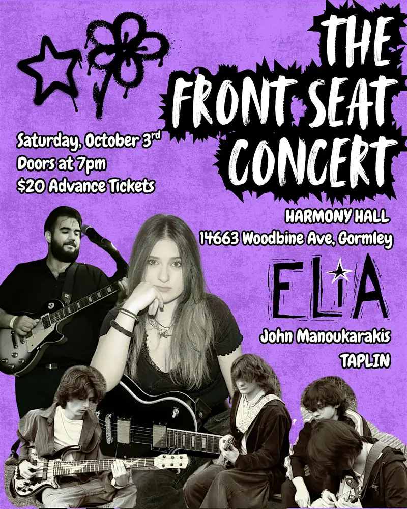 ELIA: The Front Seat Concert |