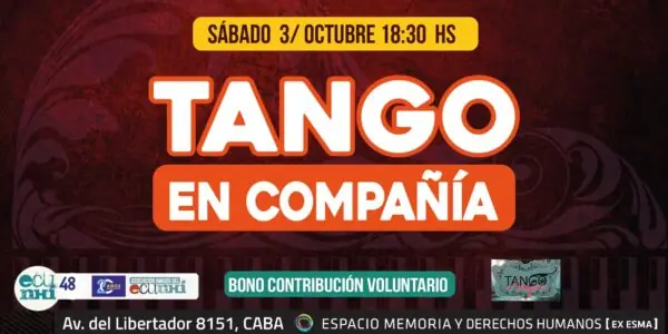 Tango en Compañía en Espacio Cultural Nuestros Hijos