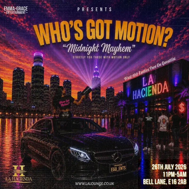 WHOSE GOT MOTION ? ( SUNDAY 26TH JULY)