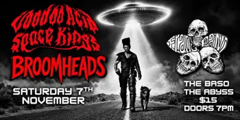 Voodoo Acid Space Kings, Broomheads, Frangipani en The Baso Canberra
