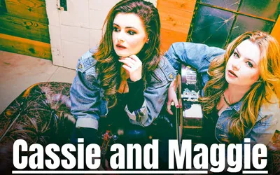 Cassie and Maggie at Scott MacAulay Performing Arts Centre