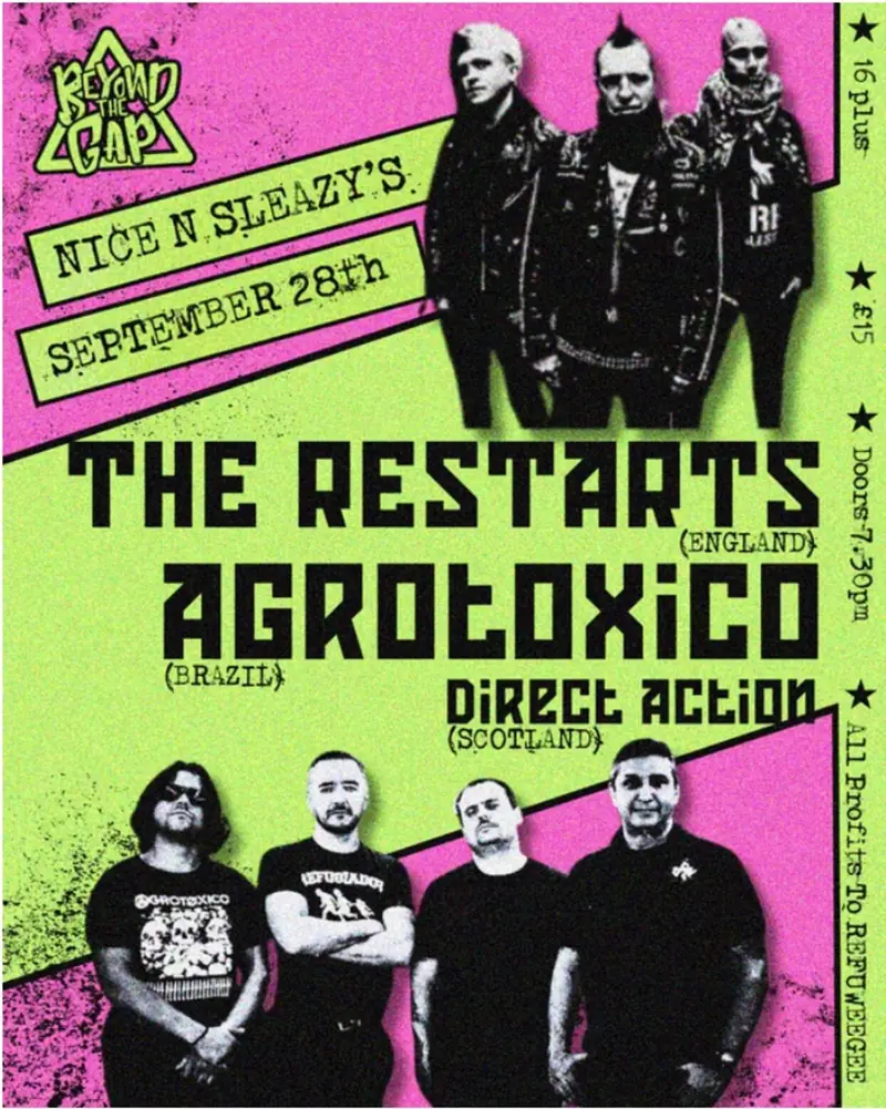 BASEMENT GIG – THE RESTARTS