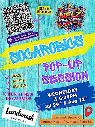 Socarobics Landwash Brewery Pop- Up Class