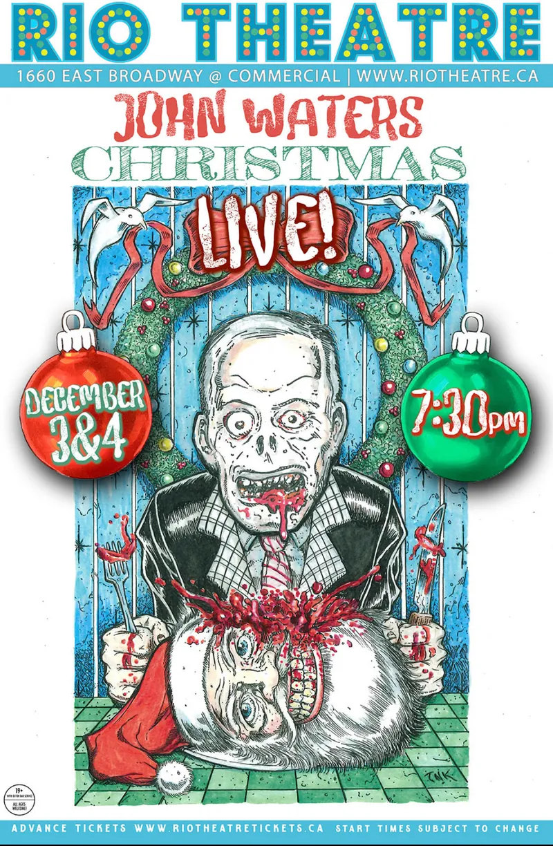 A John Waters Christmas: LIVE! à Rio Theatre