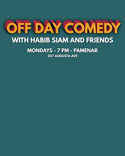 Off day comedy - Toronto's best stand-up at Pamenar
