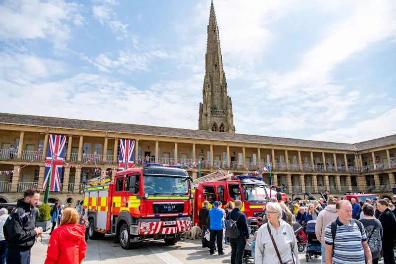 Celebrate West Yorkshire Fire and Rescue Service at The Piece Hall
