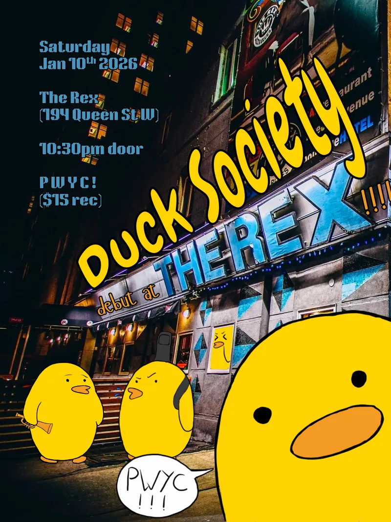 Duck Society - debut at the rex! at The Rex Hotel Jazz & Blues Bar