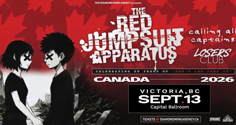 THE RED JUMPSUIT APPARATUS LIVE IN VICTORIA at Capital Ballroom