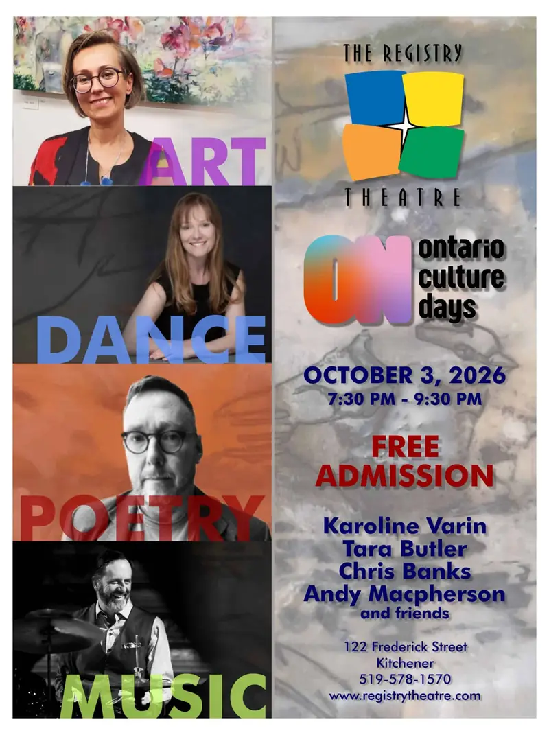 Varin, Butler, Banks & Macpherson: Art, Dance, Poetry & Music à The Registry Theatre