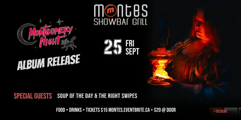 MONTGOMERY NIGHT - Album Release à Monte's Showbar Grill