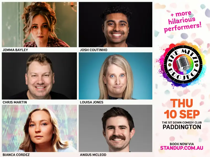 The Mitzi Project - Thu 10 Sep en Sit Down Comedy Club