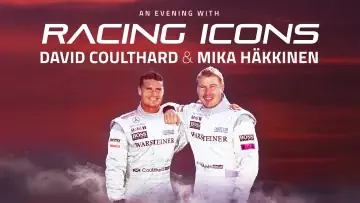 Racing Icons David Coulthard & Mika Häkkinen at Manchester Opera House