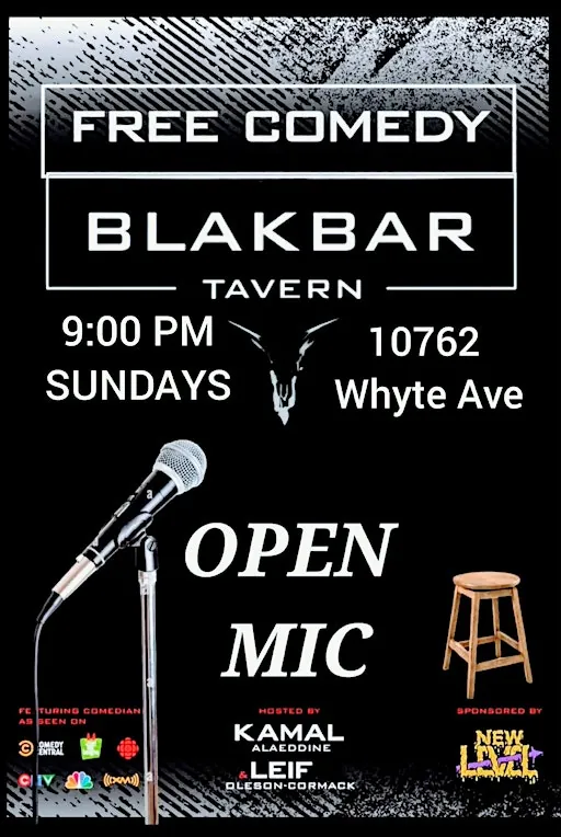 BlakBar Comedy Show at BLAKBAR Tavern