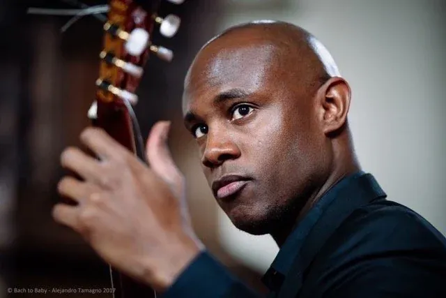 Ahmed Dickinson Cuban Guitarist at Bunessan Hall