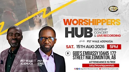 Worshippers Hub: Worship Concert and Live Recording at 10445 172 St NW