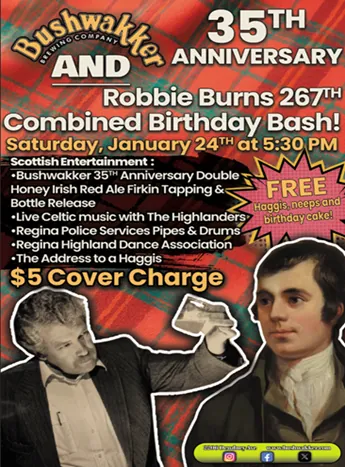 BUSHWAKKER 35th AND ROBBIE BURNS COMBINED BIRTHDAY BASH