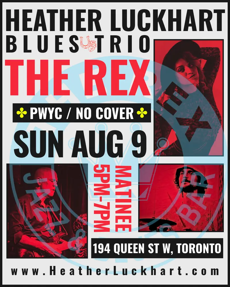 Heather Luckhart Blues Trio at The Rex Hotel Jazz & Blues Bar