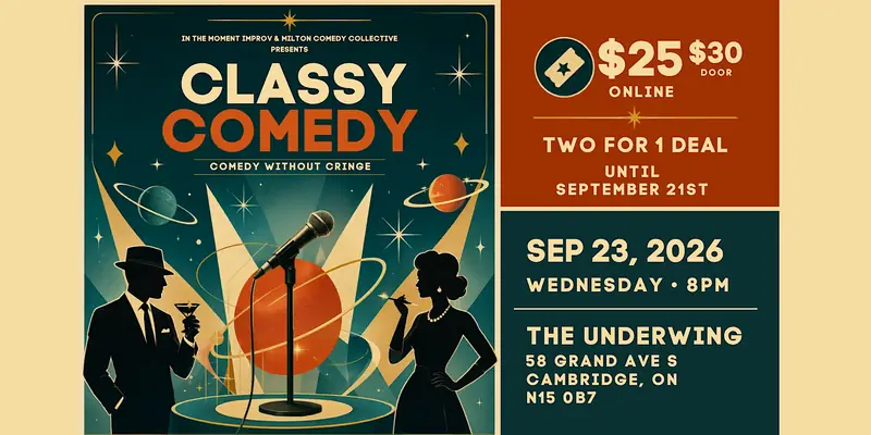 Classy Comedy at The Underwing