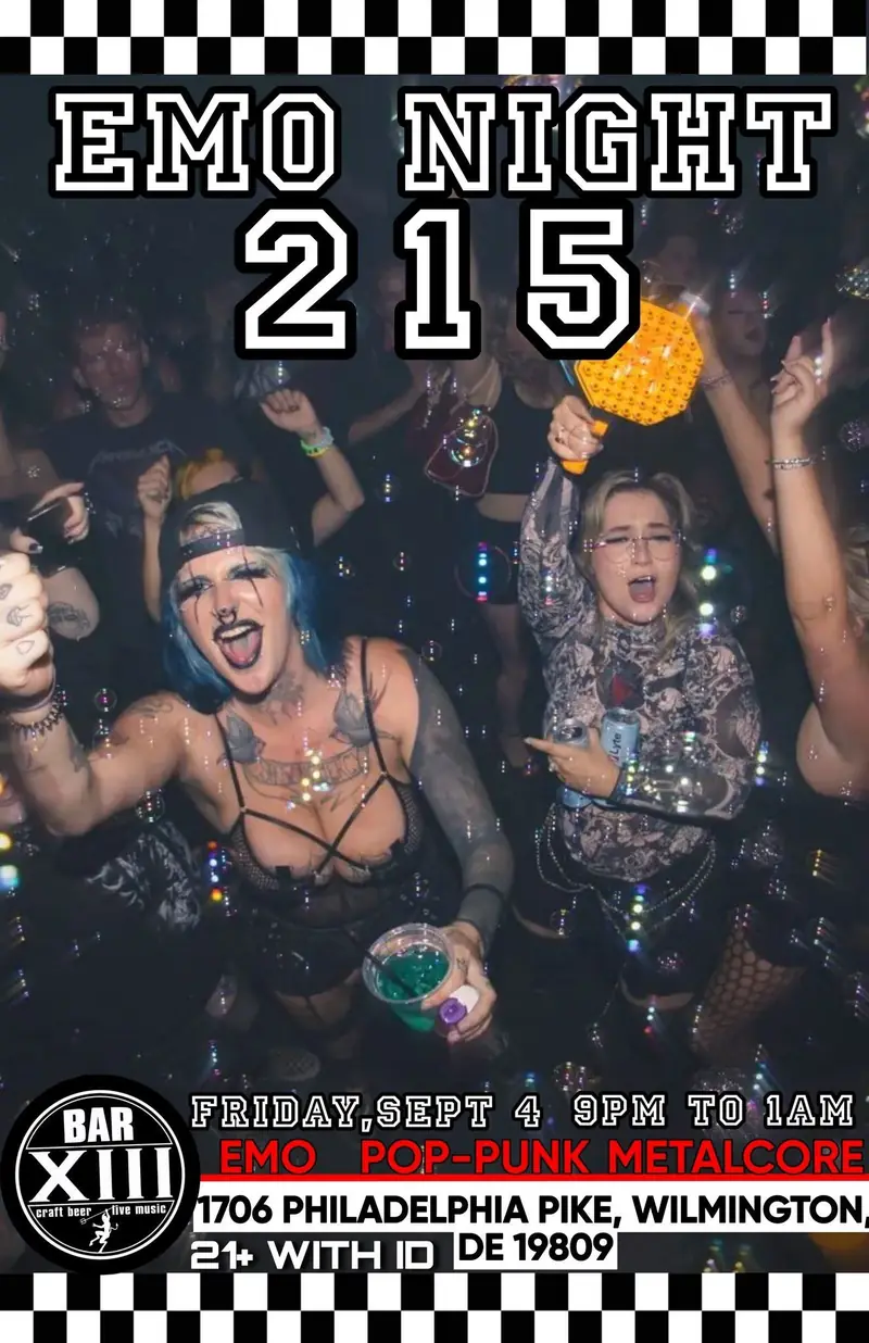 Emo night 215 returns to Bar XIII at Bar XIII