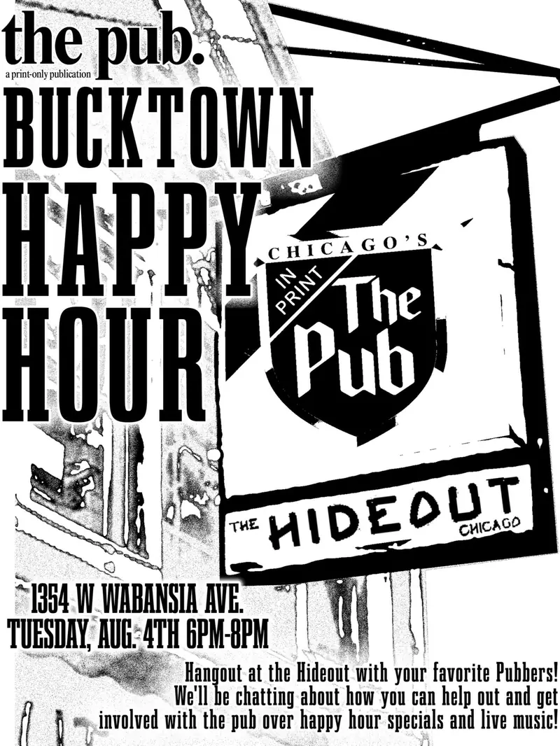 Bucktown Happy Hour à The Hideout