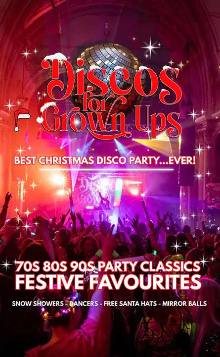 Discos for Grown Ups Christmas Party at The Muni
