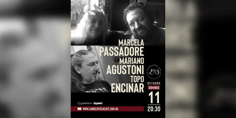 Marcela Passadore at La Biblioteca Café