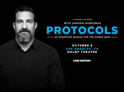 Andrew Huberman at Dolby Theatre
